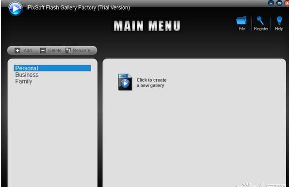 iPixSoft Flash Gallery Factory