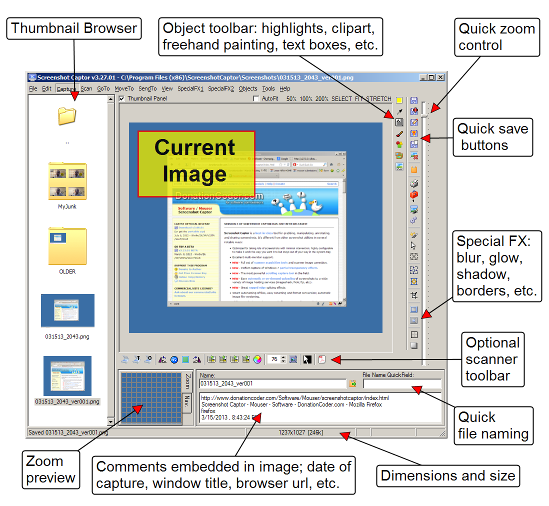 Screenshot Captor portable